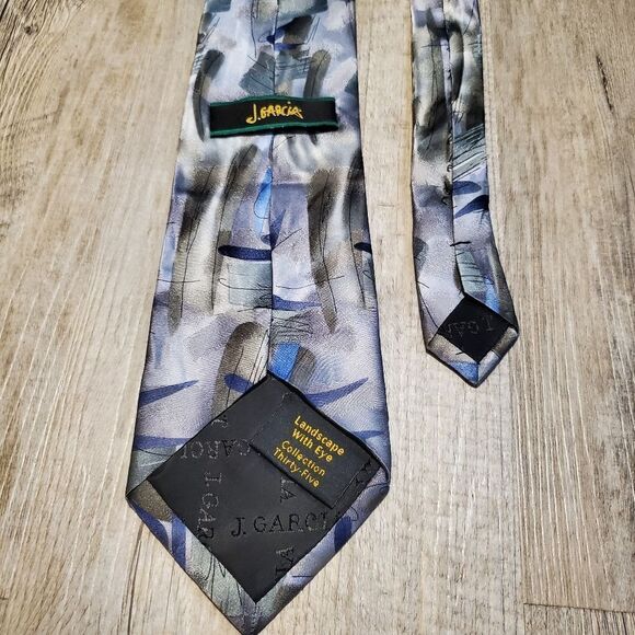 Jerry Garcia Tie 100% Silk Men’s Collection 25 Landscape With Eye 58" x 4" | EUC - Picture 3 of 5